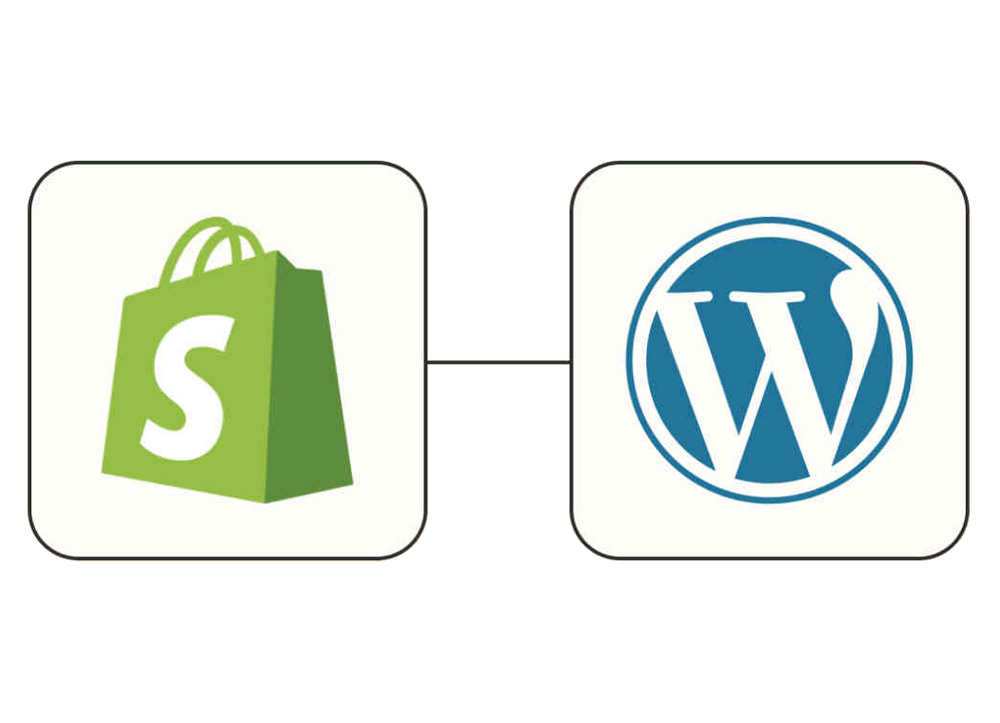 Shopify & Wordpress Logos
