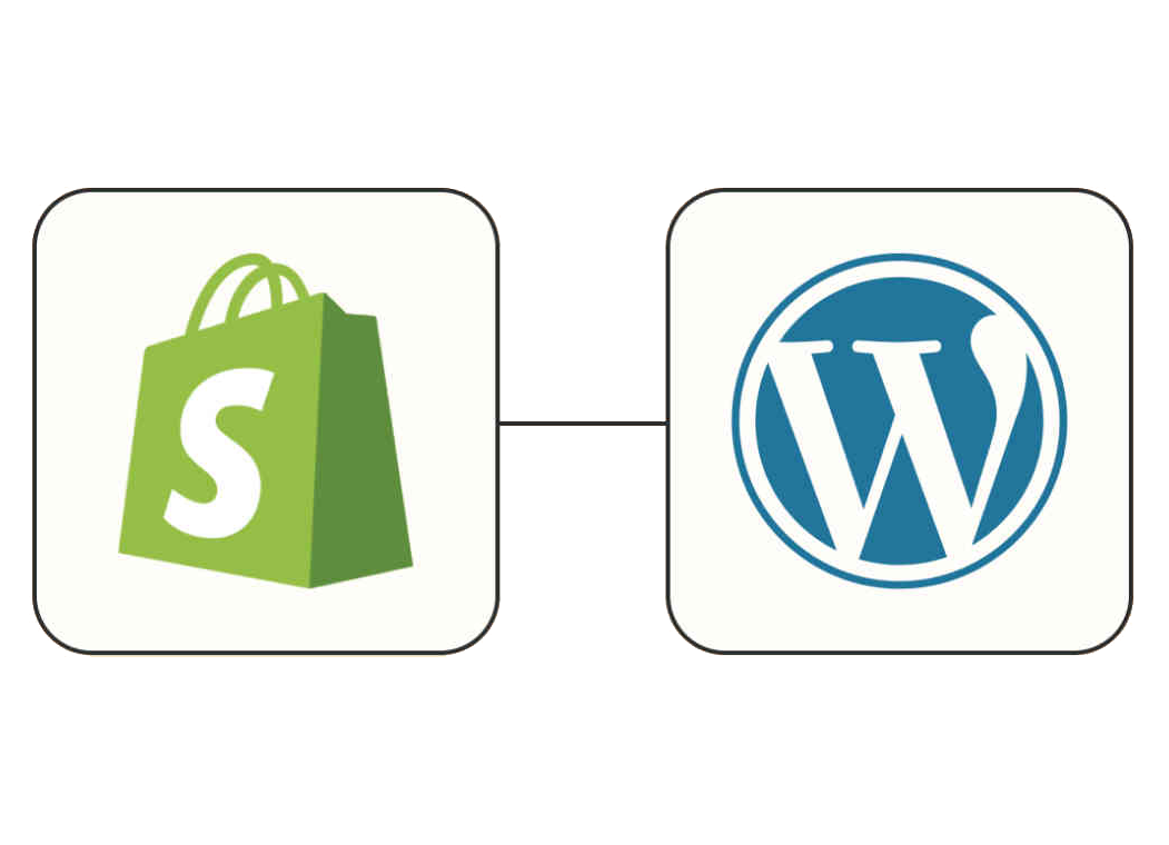 Shopify & Wordpress Logos